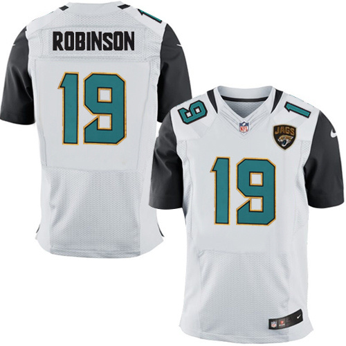 NFL Jacksonville Jaguars #19 Robinson White Elite Jersey