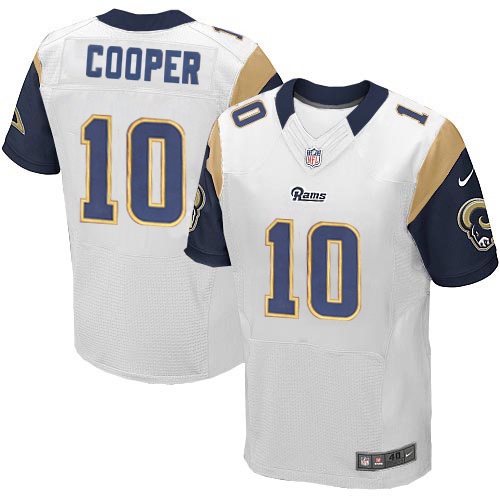 NFL Los Angeles Rams #10 Cooper White Elite Jersey