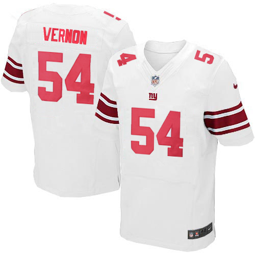 NFL New York Giants #54 Vernon White Elite Jersey