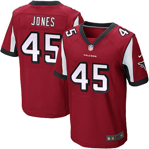 NFL Atlanta Falcons #45 Jones Red Elite Jersey