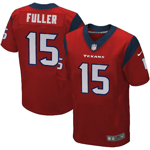 NFL Houston Texans #15 Fuller Red Elite Jersey