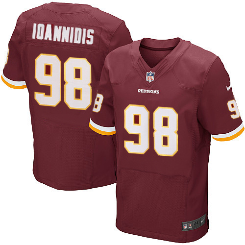 NFL Washington Redskins #98 Idannidis Red Elite Jersey