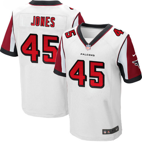 NFL Atlanta Falcons #45 Jones White Elite Jersey
