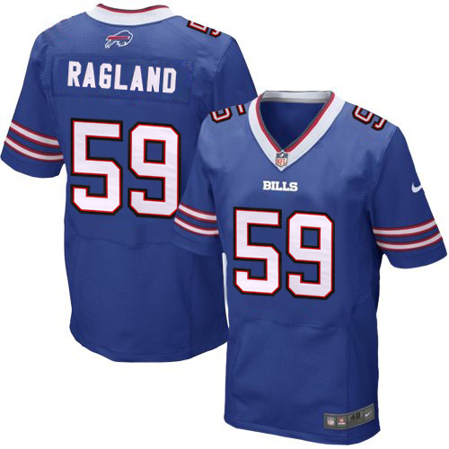 NFL Buffalo Bills #59 Ragland Blue Elite Jersey