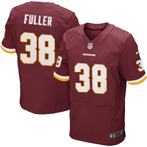 NFL Washington Redskins #38 Fuller Red Elite Jersey