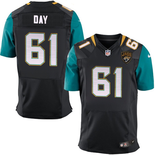 NFL Jacksonville Jaguars #61 Day Black Elite Jersey