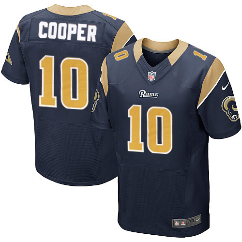 NFL Los Angeles Rams #10 Cooper Blue Elite Jersey