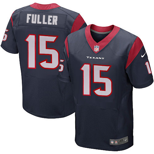 NFL Houston Texans #15 Fuller Blue Elite Jersey