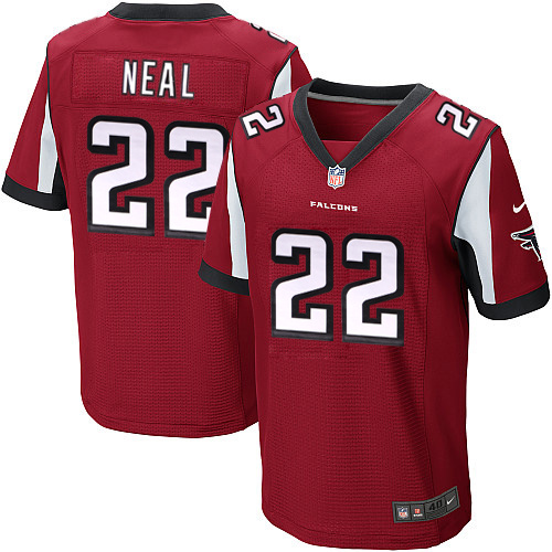 NFL Atlanta Falcons #22 Neal Red Elite Jersey