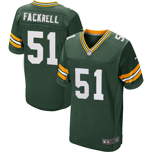 NFL Green Bay Packers #51 Fackrell Green Elite Jersey