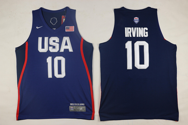 NBA USA #10 Irving Blue Jersey