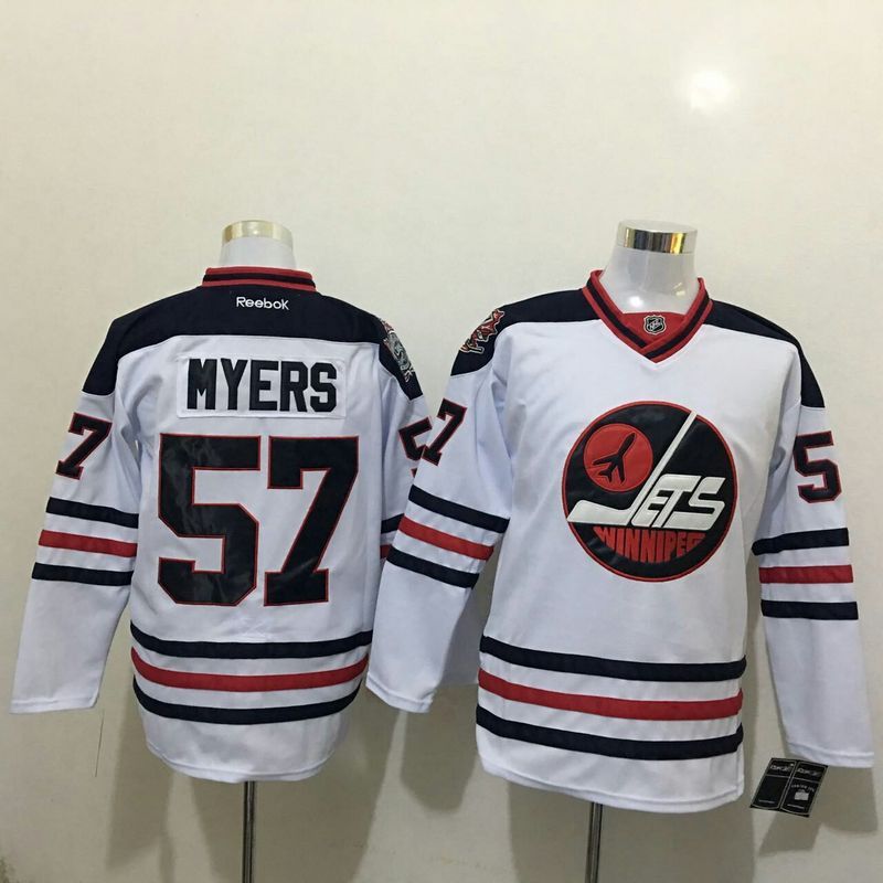 NHL Winnipeg Jets #57 Myers White Jersey