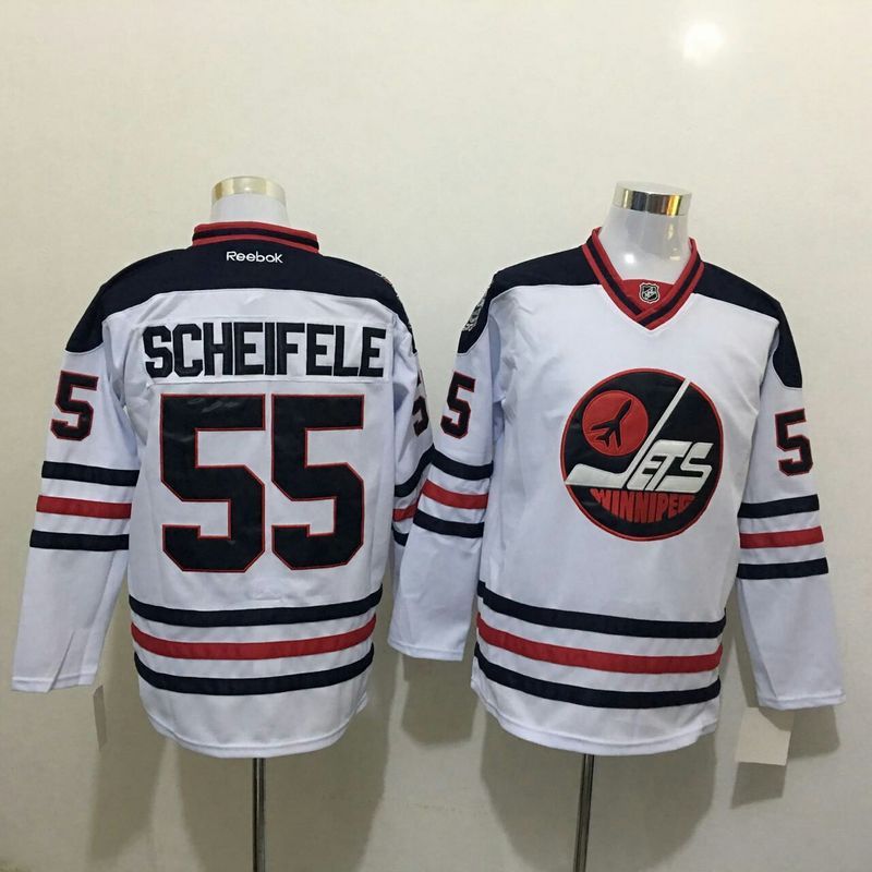 NHL Winnipeg Jets #55 Scheifele White Jersey