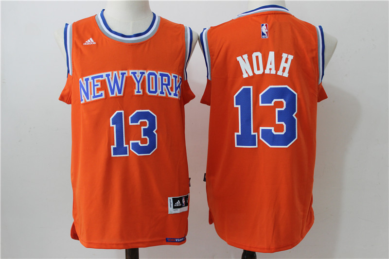 NBA New York Knicks #13 Noah Orange Jersey