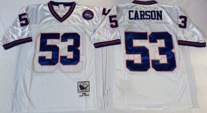 NFL Naw York Giants #53 Carson White Throwback Jersey