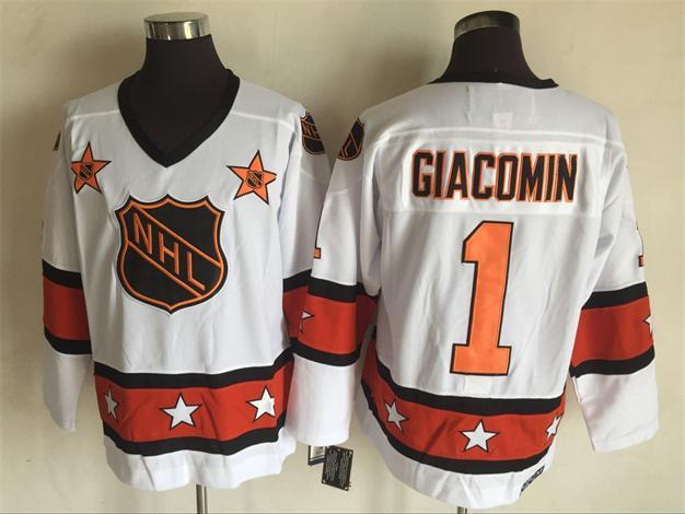 2016 NHL All Star #1 Giacomin White Jersey