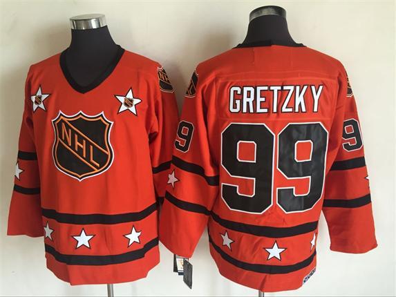 2016 NHL All Star #99 Gretzky Orange Jersey