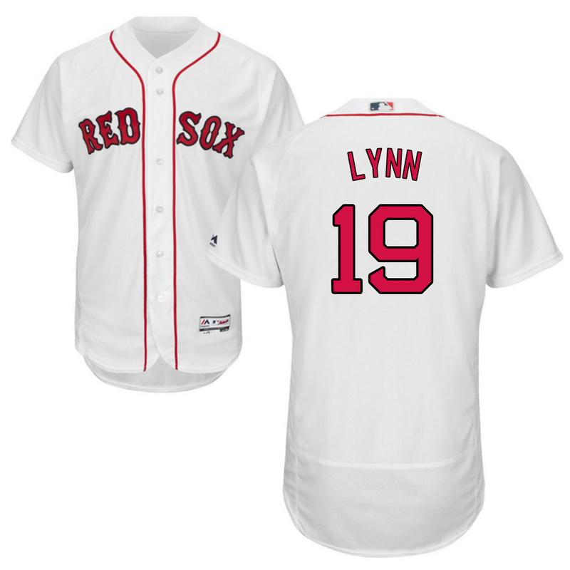 MLB Boston Red Sox #19 Lynn White Elite Jersey