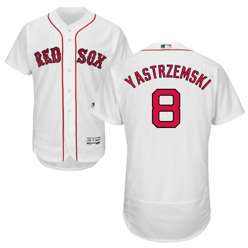 MLB Boston Red Sox #8 Yastrzemski White Elite Jersey