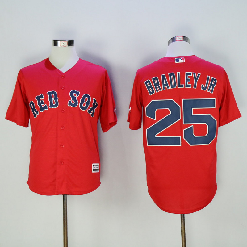 MLB Boston Red Sox #25 Bradley JR Red Jersey