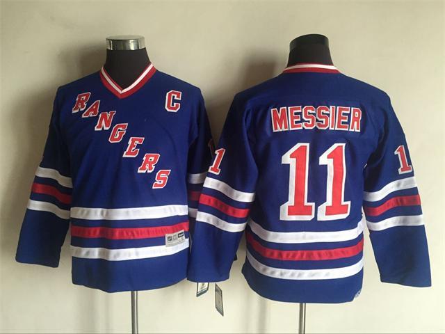 NHL New York Rangers #11 Messier Kids Blue Jersey