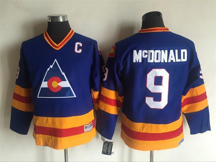 NHL Colorado Avalanche #9 McDONALD Blue Kids Jersey