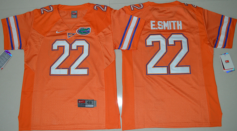 Youth Florida Gators E.Smith 22 College Football Jersey Orange 