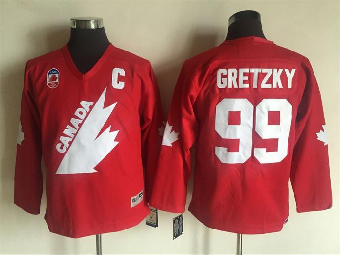 NHL Canada #99 Gretzky Red Kids Jersey