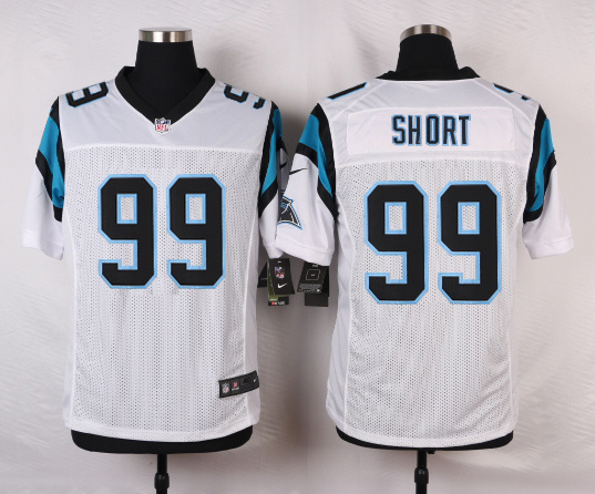NFL Carolina Panthers #99 Short White Elite Jersey