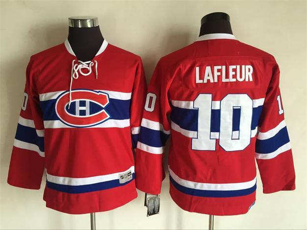 NHL Montreal Canadiens #10 Lafleur Red Kids Jersey