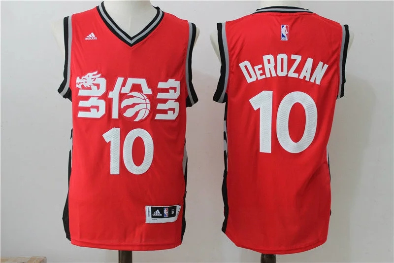 NBA Toronto Raptors #10 DeROZAN Red Chinese Jersey