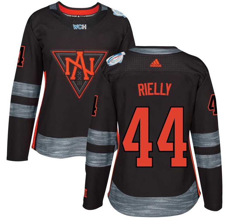 Women North America #44 Rielly Black World Cup of Hockey 2016 Premier Jersey