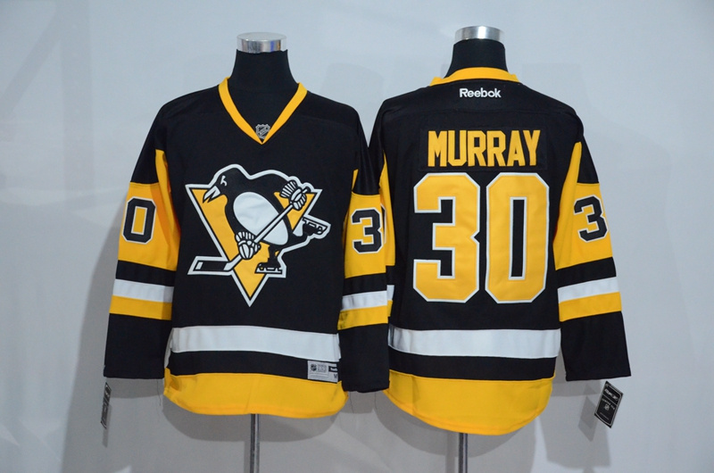 NHL Pittsburgh Penguins #30 Murray Black Jersey