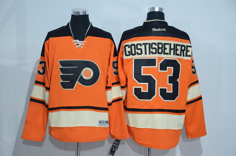 NHL Philadelphia Flyers #53 Gostisbehere Orange Classic Jersey