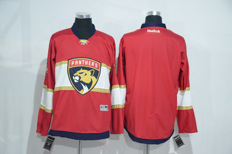 NHL Florida Panthers Blank Red Jersey