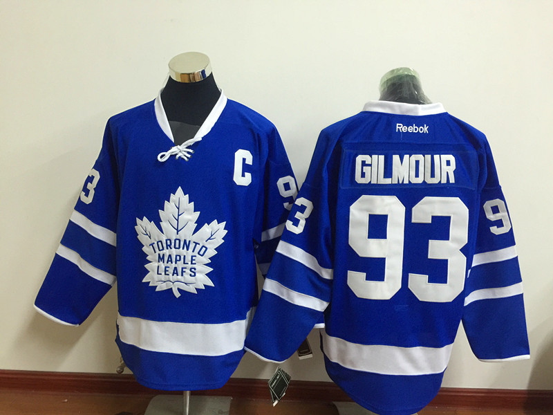 NHL Toronto Maple Leafs #93 Gilmour Blue Winter Classic Jersey