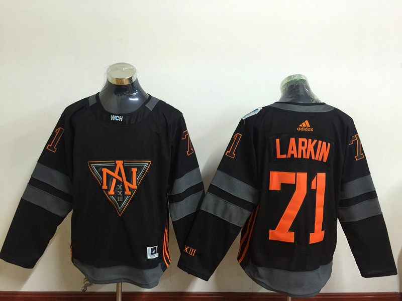 NHL North American Hockey Cup #71 Larkin Black World Cup Jersey