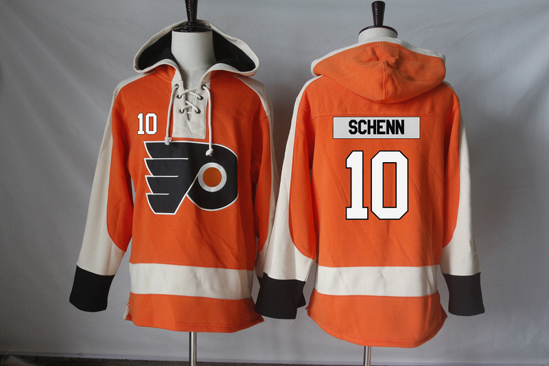 NHL Philadelphia Flyers #10 Schenn Orange Hoodie