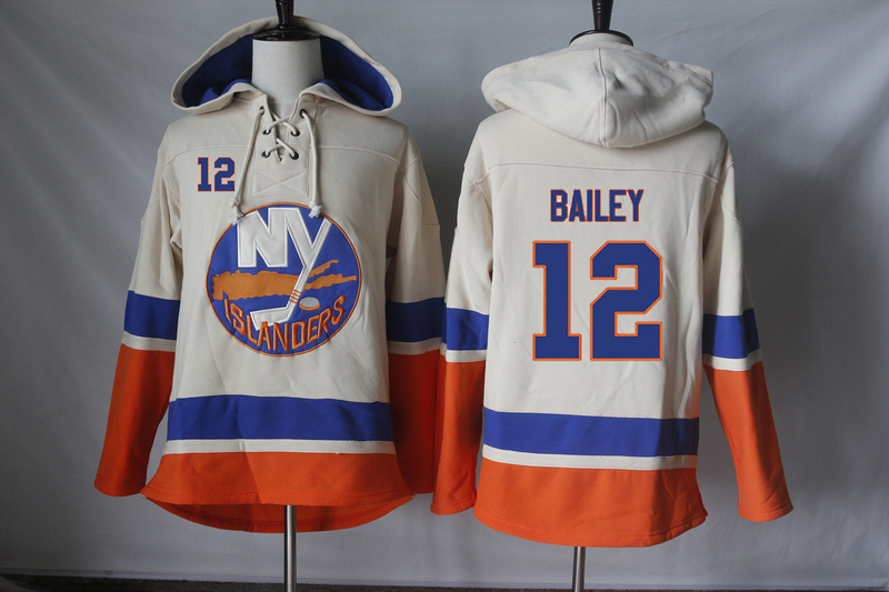 NHL New York Islanders #12 Bailey Cream Hoodie