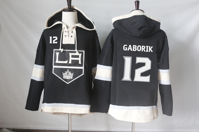 NHL Los Angeles Kings #12 Gaborik Black Hoodie