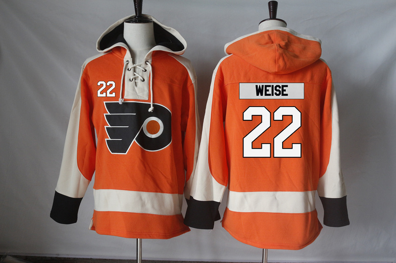 NHL Philadelphia Flyers #22 Weise Orange Hoodie