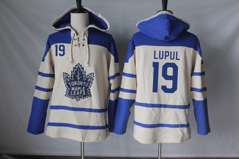NHL Toronto Maple Leafs #19 Lupul Cream Hoodie