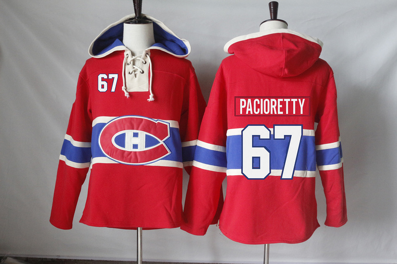 NHL Montreal Canadiens #67 Pacioretty Red Hoodie