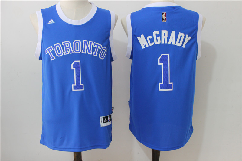 NBA Toronto Raptors #1 McGRADY Blue Jersey