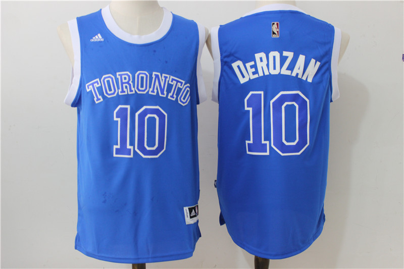 NBA Toronto Raptors #10 DeROZAN Blue Jersey