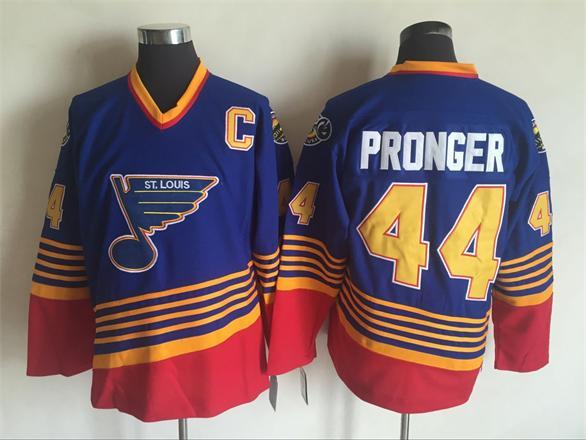 NHL St.Louis Blues #44 Pronger Blue Jersey