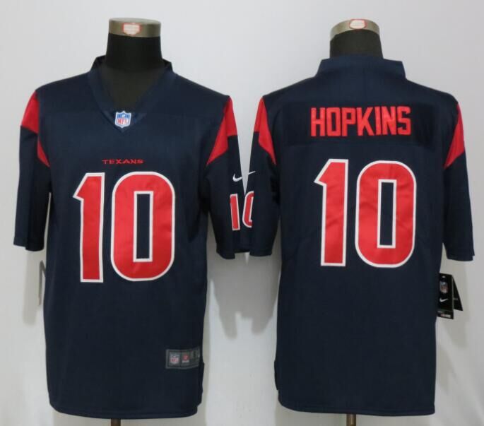 Nike Mens Houston Texans 10 Hopkins Navy Blue Color Rush Limited Jersey