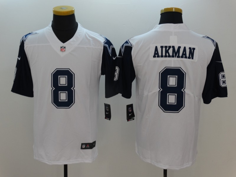 NFL Dallas Cowboys #8 Aikman Color Rush Jersey