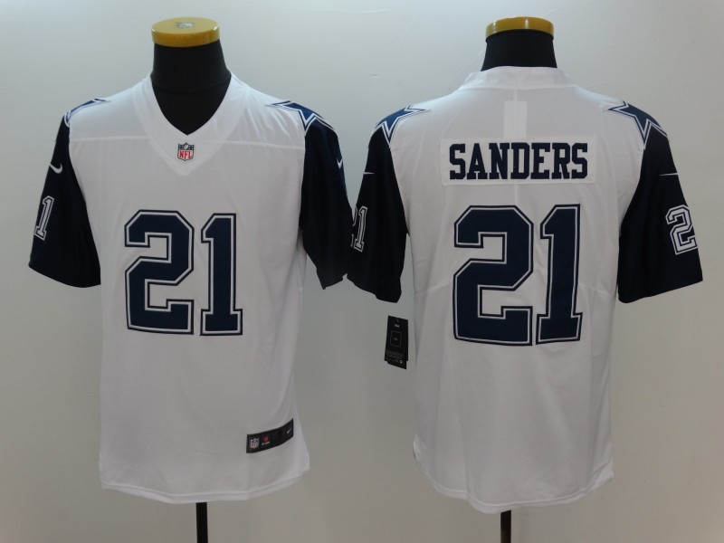 NFL Dallas Cowboys #21 Sanders Color Rush Jersey