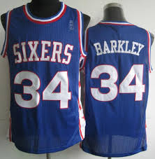 NBA Philadelphia 76ers #34 Barkley Blue Jersey.jpeg